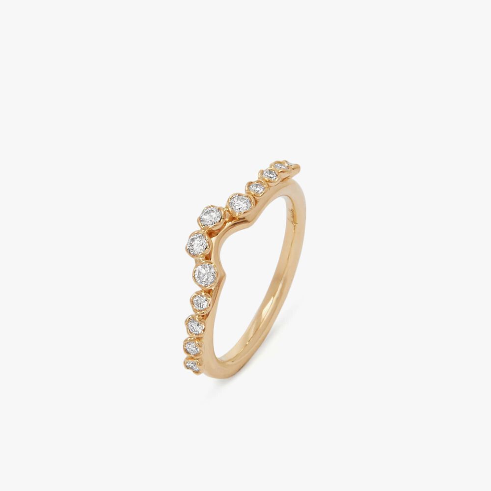 Marguerite 18ct Gold & Diamond Half Ring Jacket | Annoushka jewelley